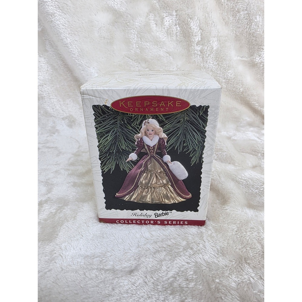 Hallmark‎ Keepsake Ornament 1996 Holiday Barbie Collector's Series